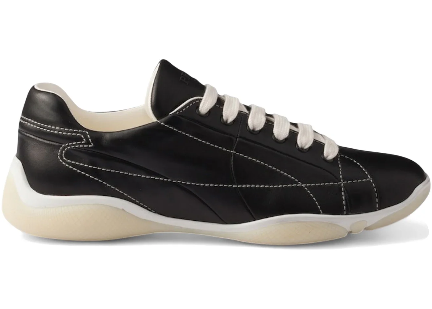 Prada Nappa Leather Sneakers Black - 1