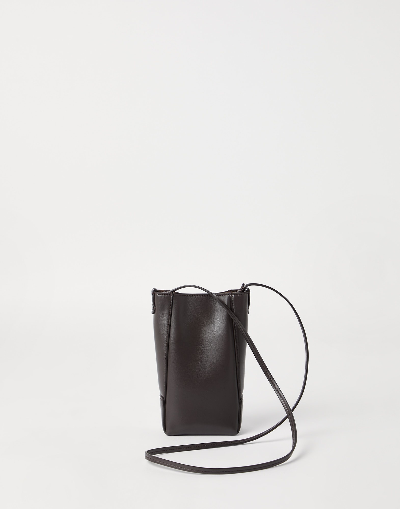 BC Duo phone holder in calfskin with monili - 2