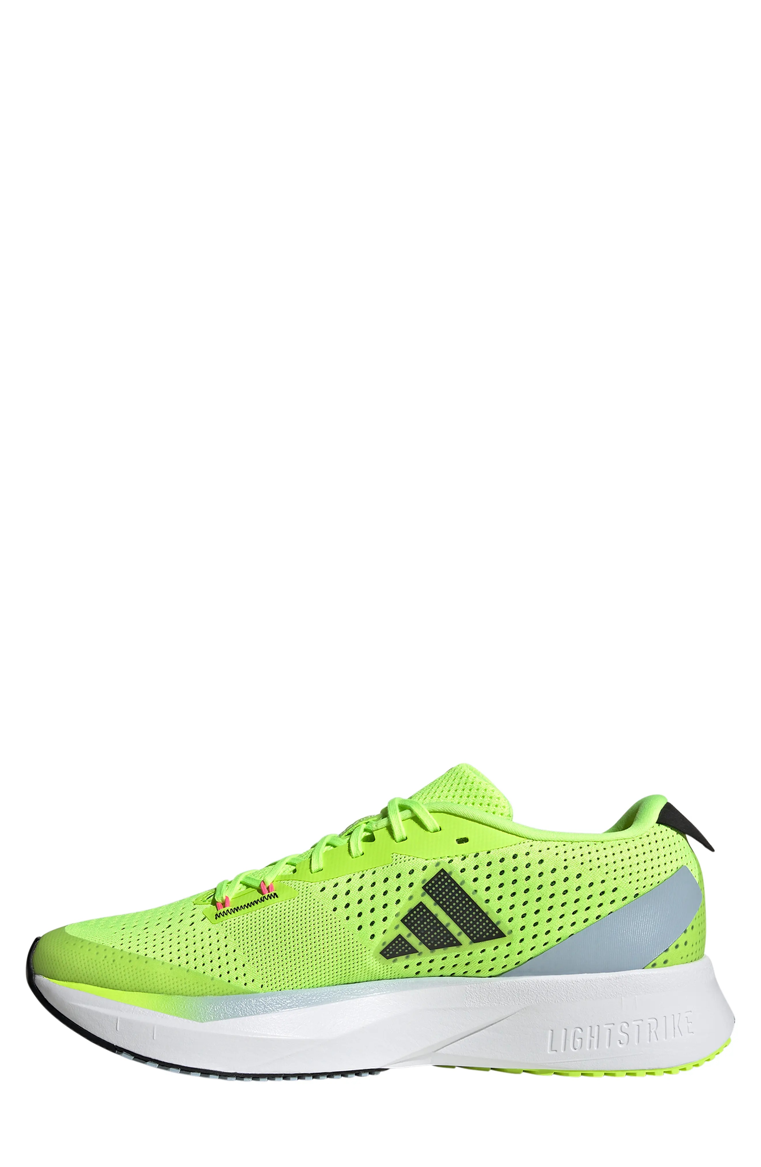 Adizero SL Running Shoe in Lucid Lemon/Black/Blue - 6