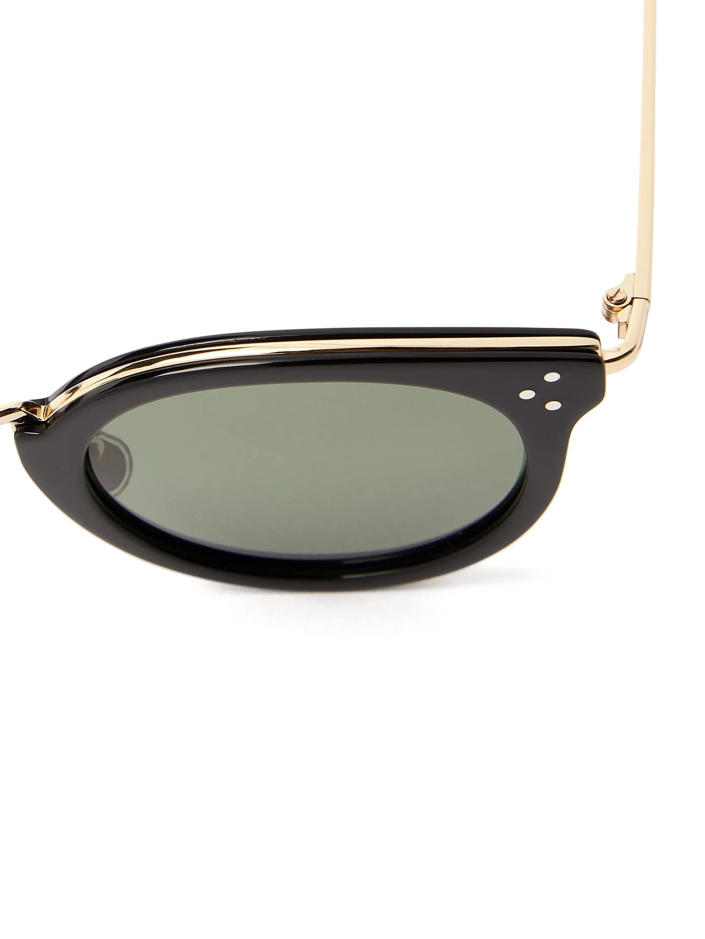 Round acetate and metal sunglasses - 6