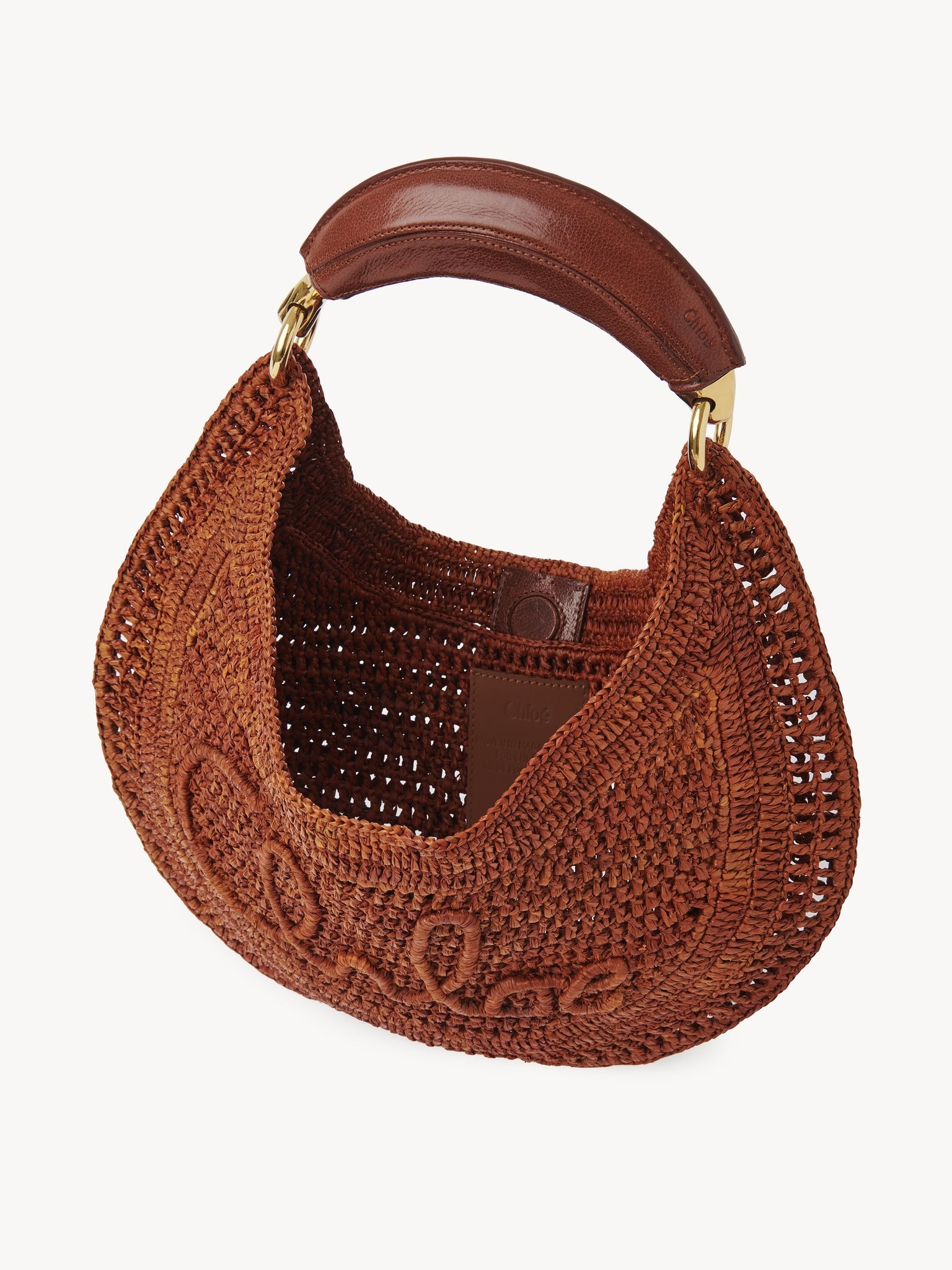SUMMER BANANA HOBO BAG IN RAFFIA - 5