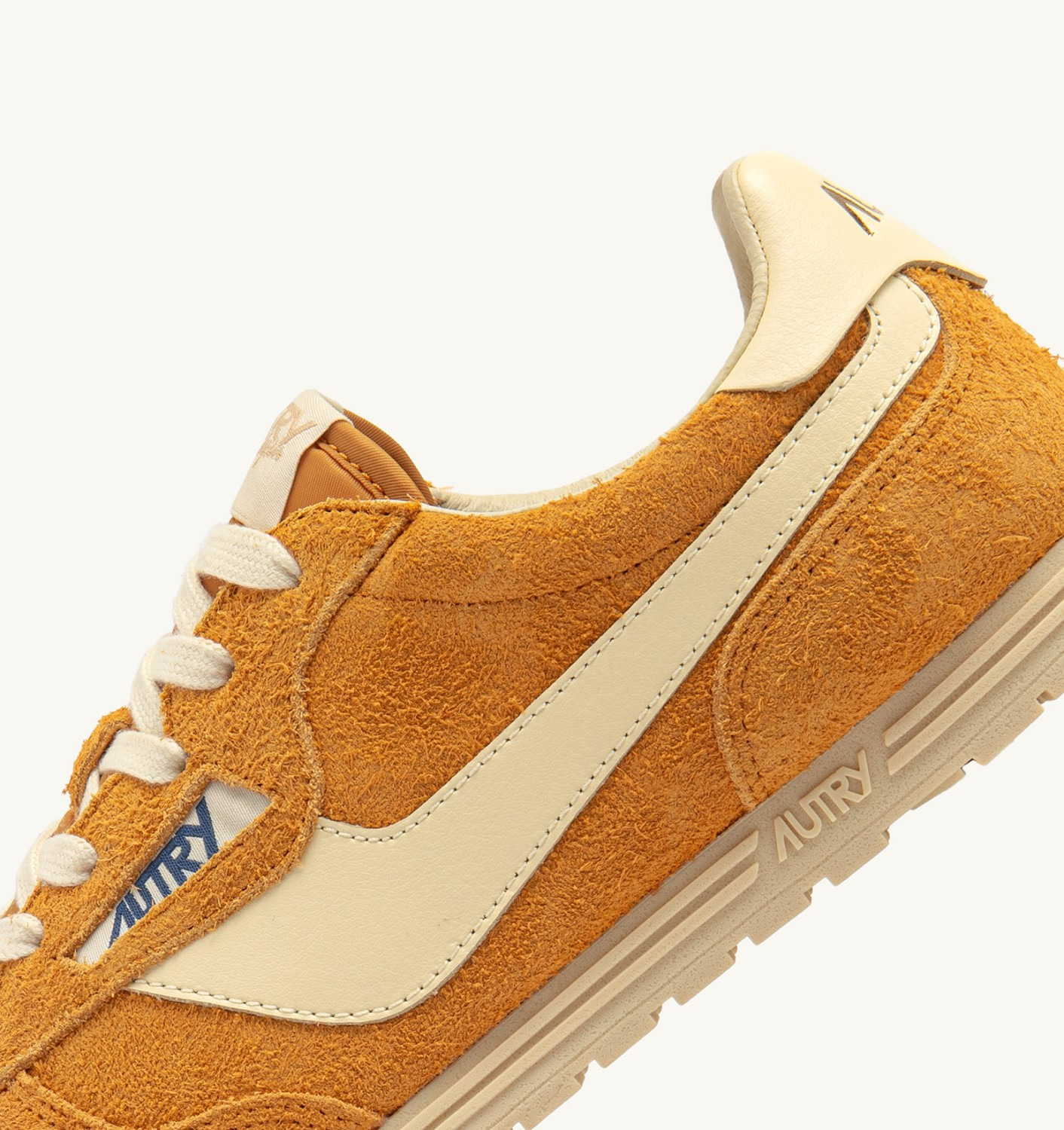 SNEAKERS WINDSPIN IN SUEDE AND LEATHER COLOR CADMIUM AND RUTABAGA - 6