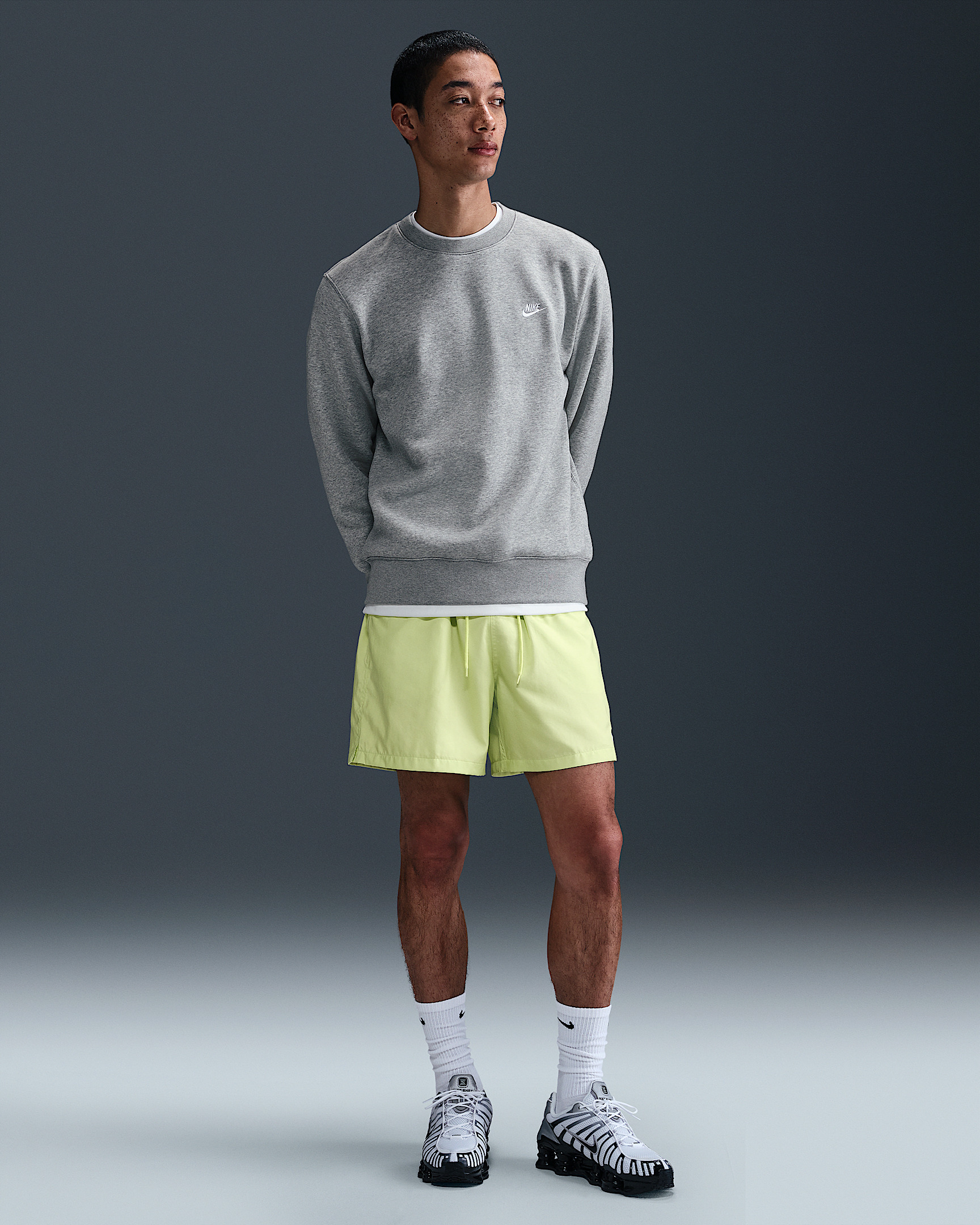 Nike Club Men's Fleece Crew - 4