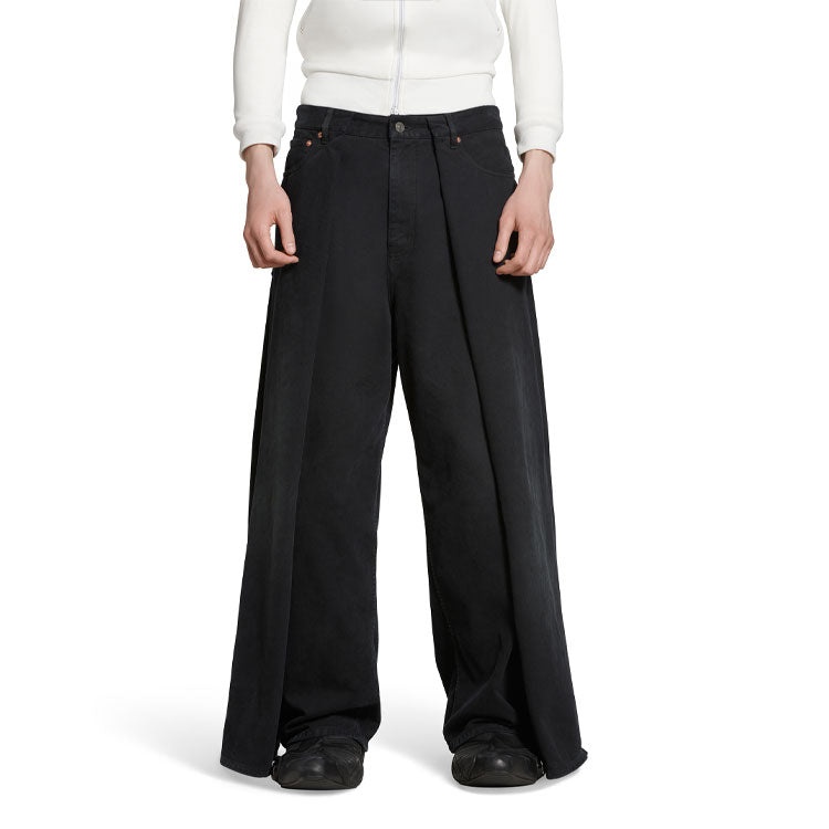 Balenciaga Double Side Pants 'Black' 767983TNW111672 - 3