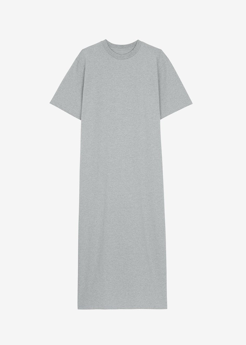 Lou Oversized Tee Dress - Heather Grey 7