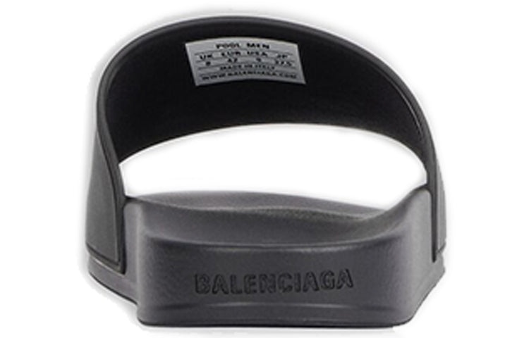 (WMNS) Balenciaga Pool Slides 'Black Glow' 656434W1S861073 - 3