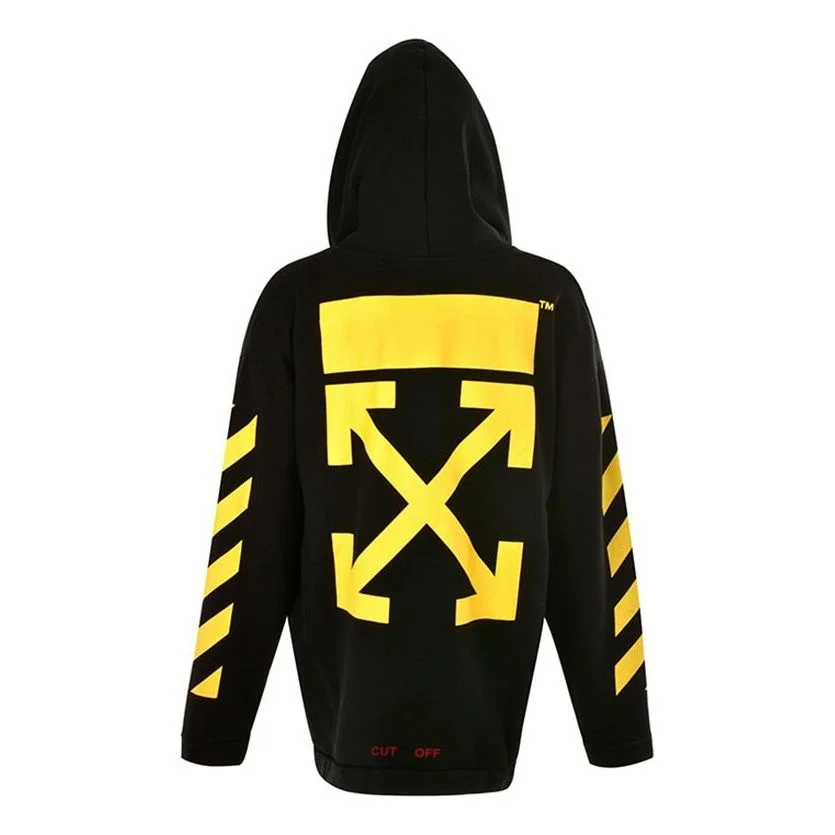 Off-White Mens Arrows Sketch Logo Loose Sweater OMBB00930371099 - 1