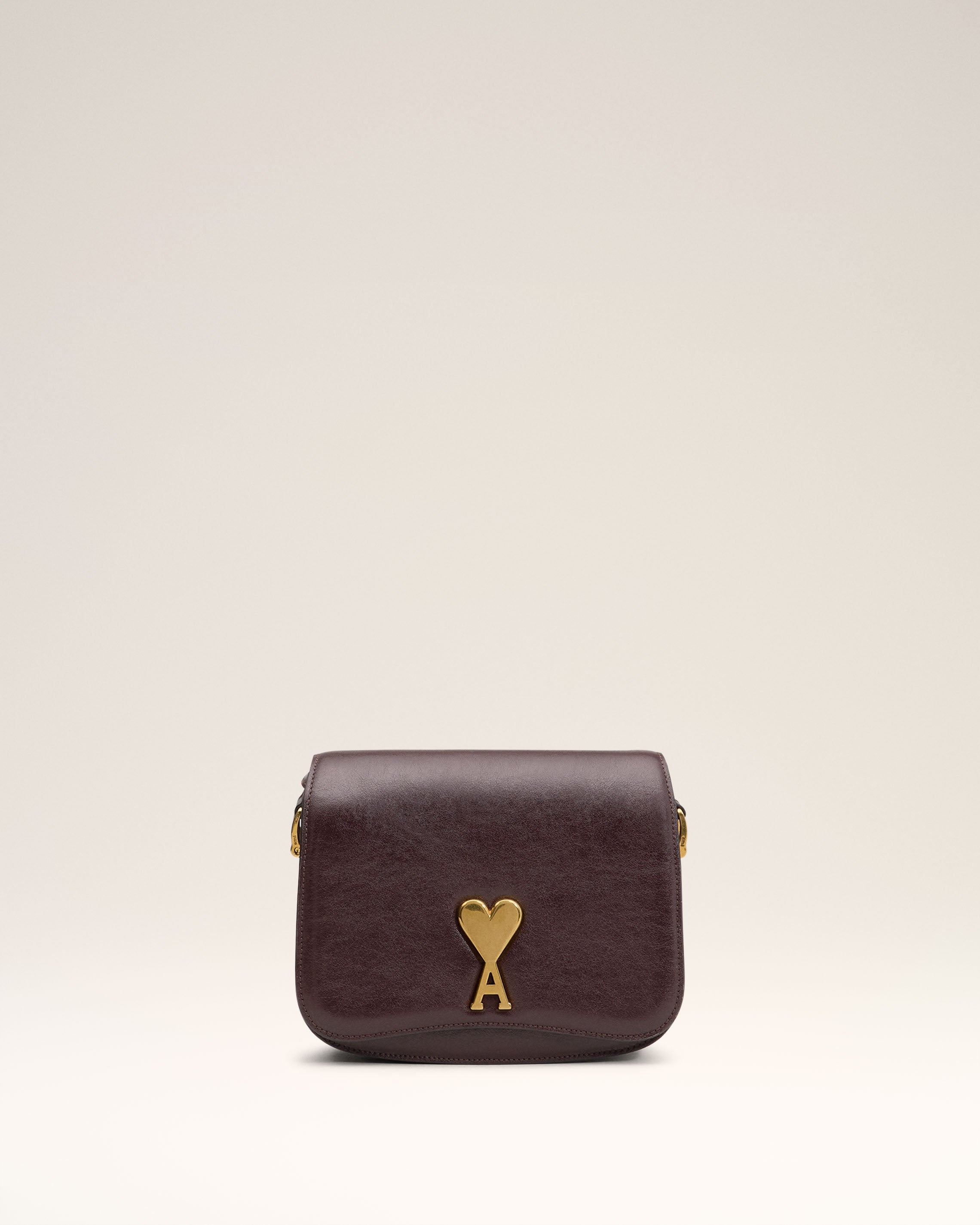 BURGUNDY LEATHER PARIS PARIS BAG - 1