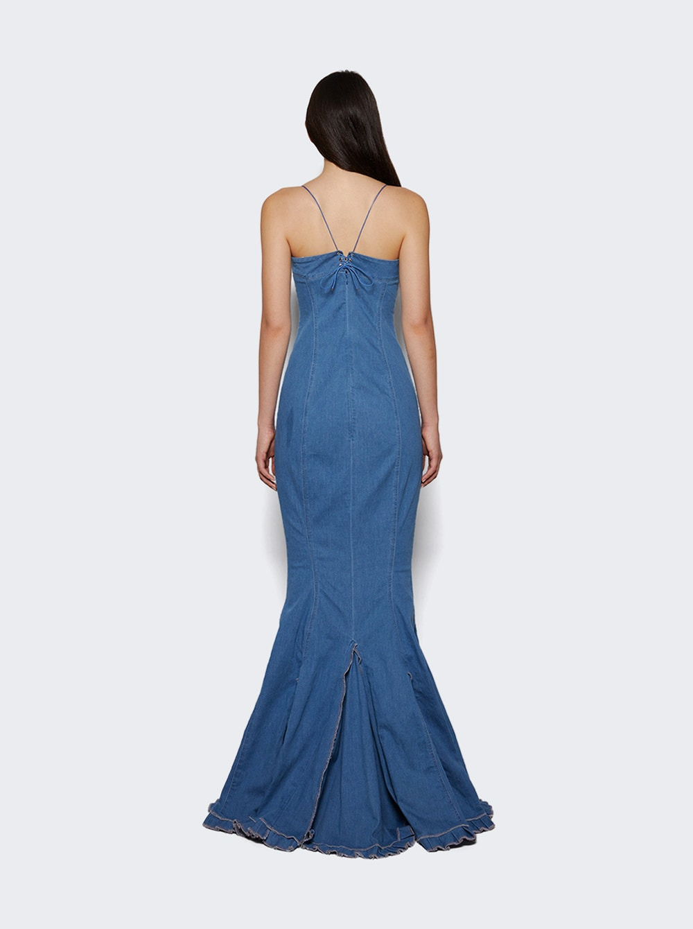 Mermaid Long Dress Light Blue - 4