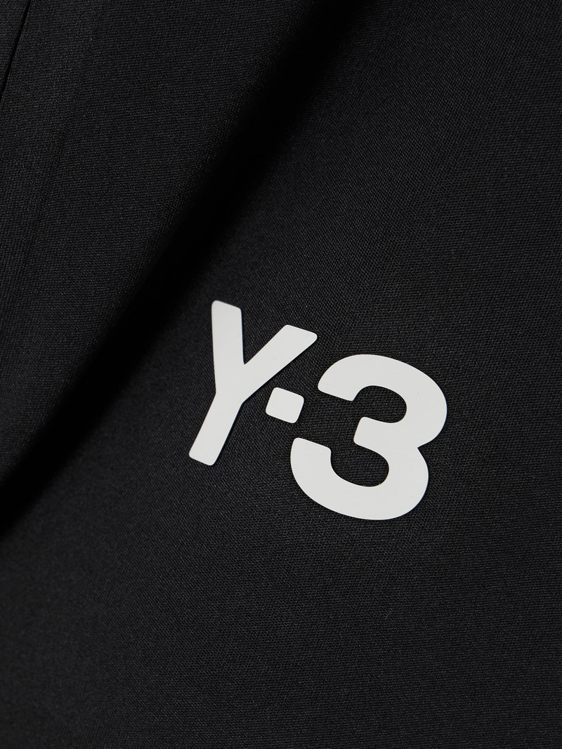 + Y-3 layered cutout recycled stretch-jersey tennis dress Black 4
