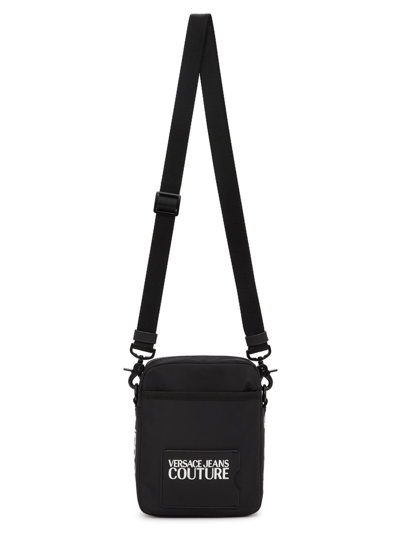 Black Logo Crossbody Bag 4