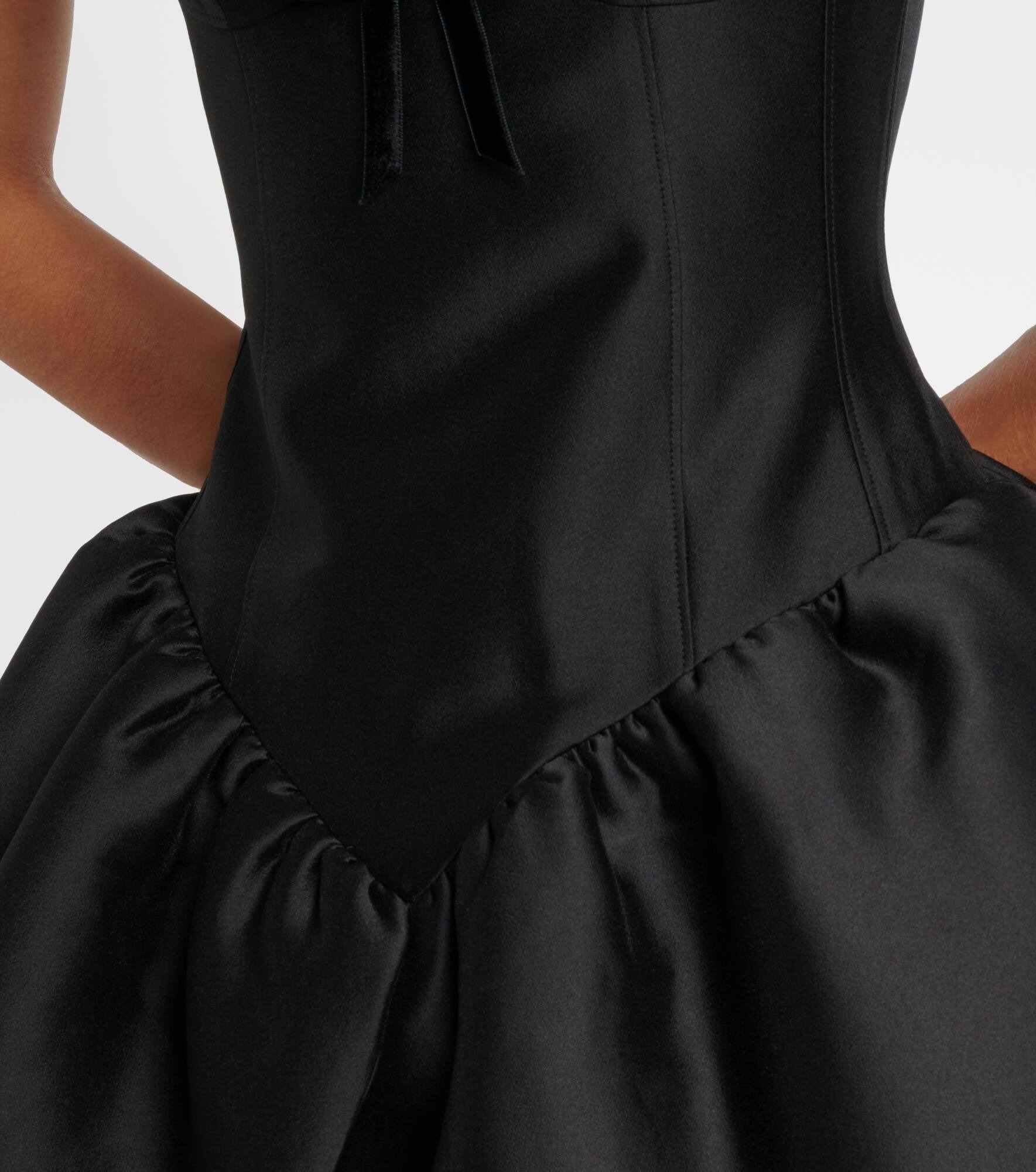 Bow-detail midi dress - 5