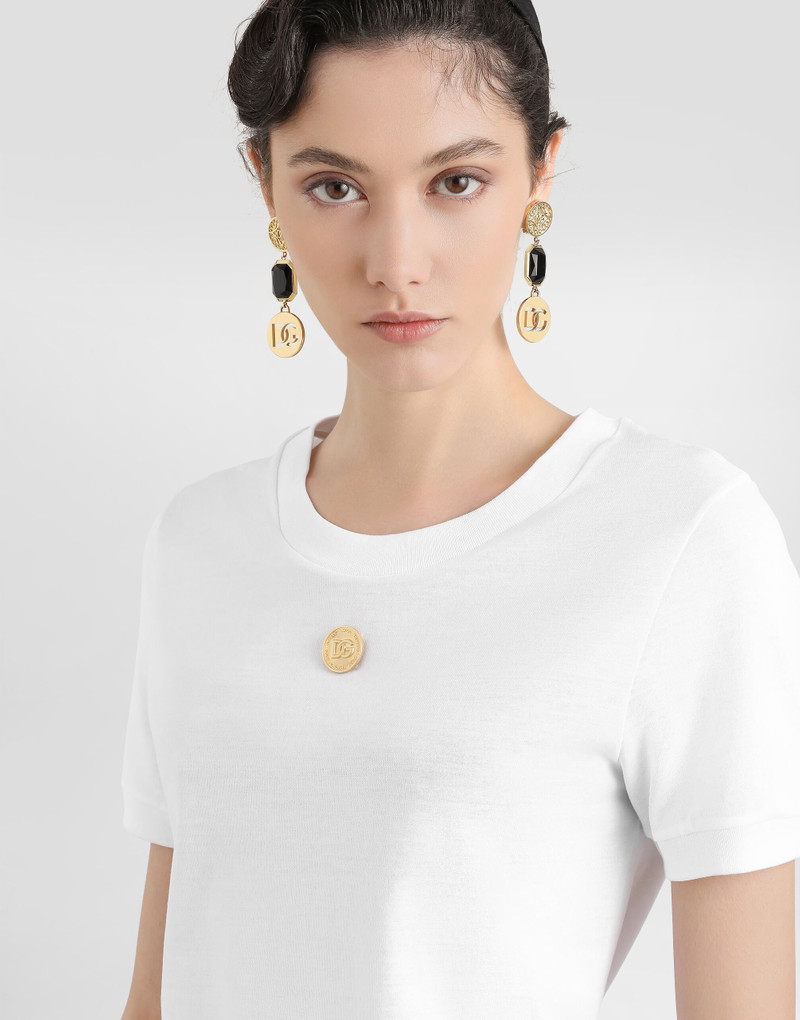 Dolce & Gabbana Cotton t-shirt with medal outlook