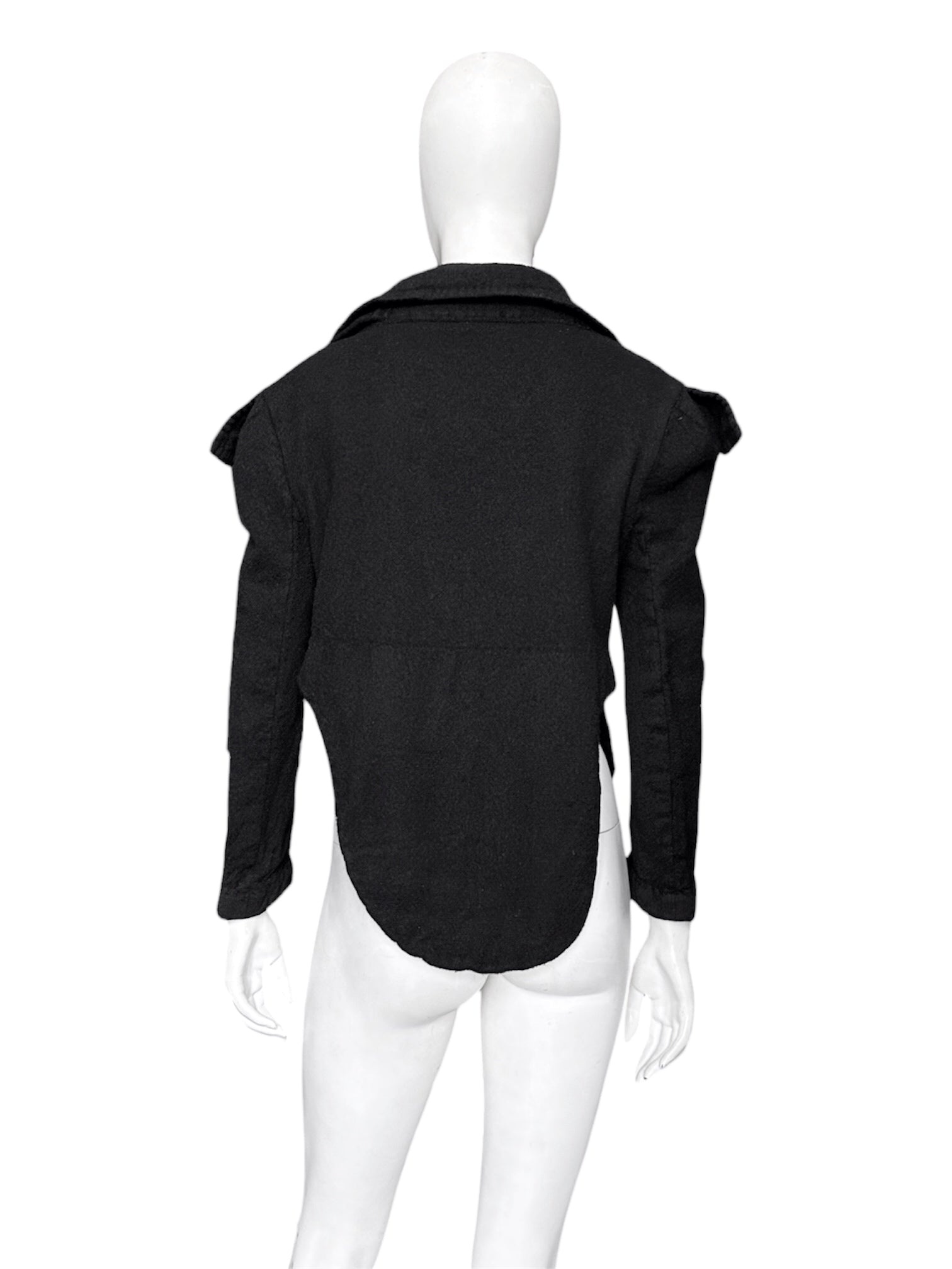 Yohji Yamamoto Fall 2006 Runway Oversized Wool Cropped Jacket 1 - 5