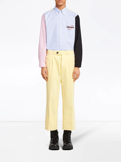 Prada cropped straight-leg trousers outlook