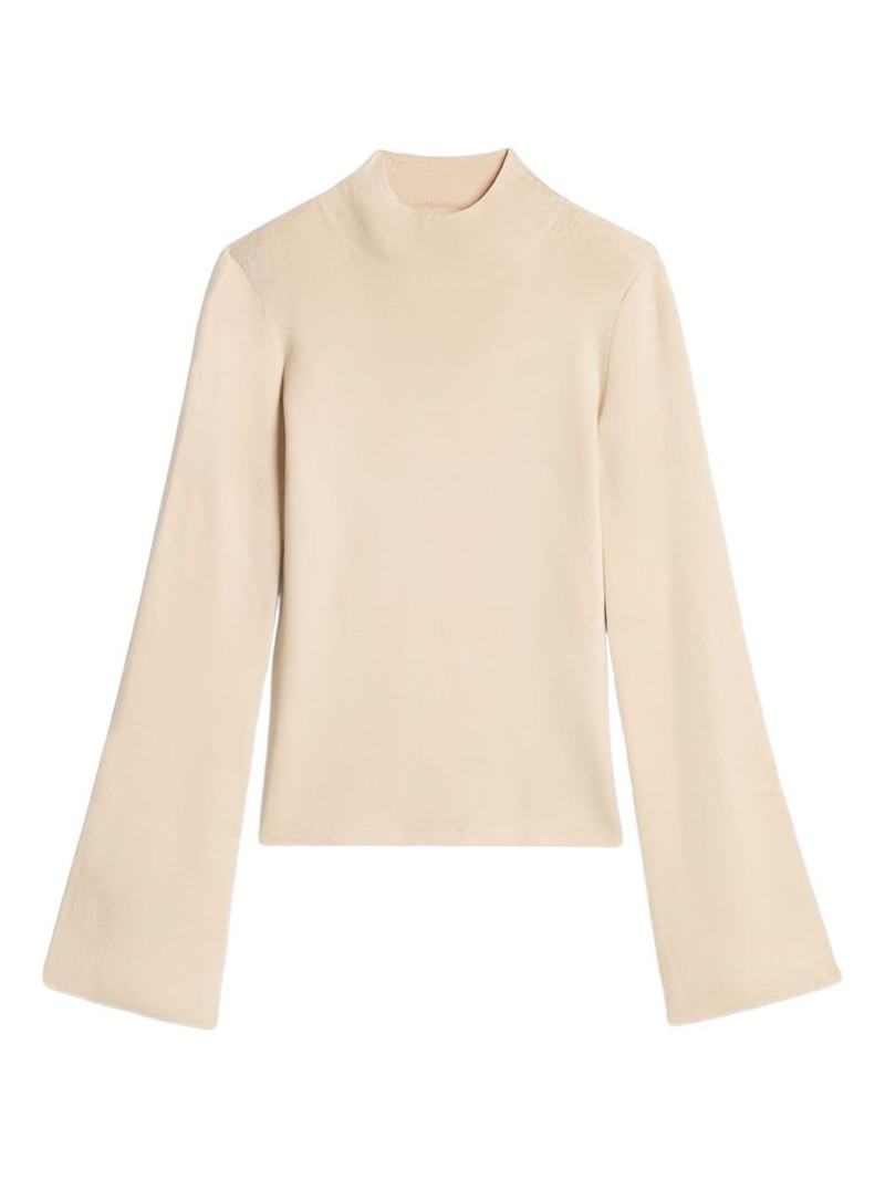 flared-sleeve sweatshirt 1