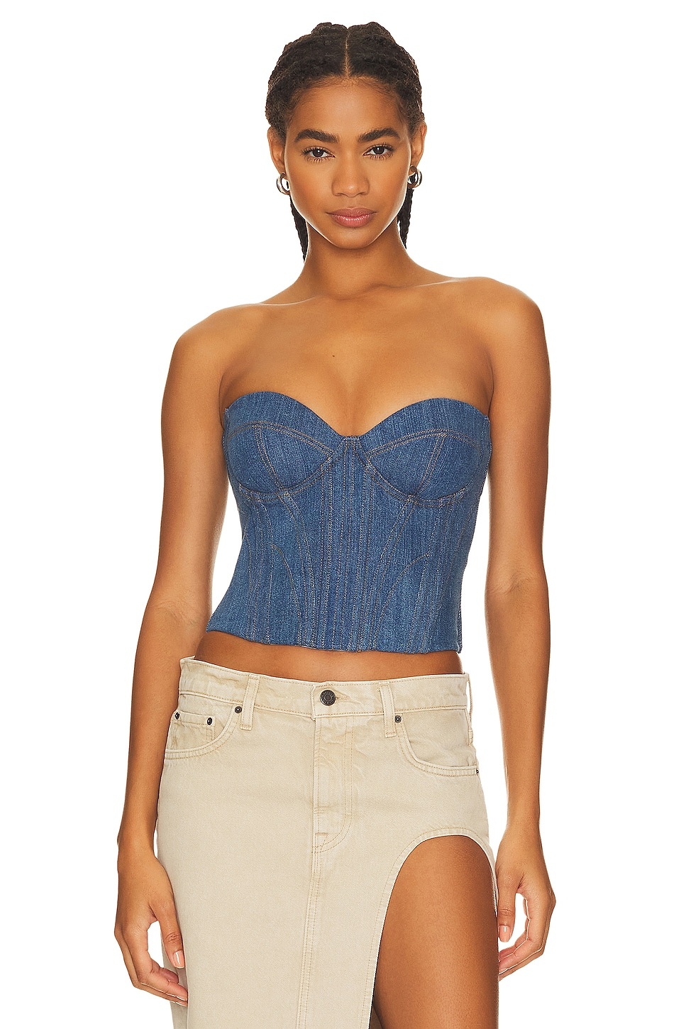 Denim Bustier - 2
