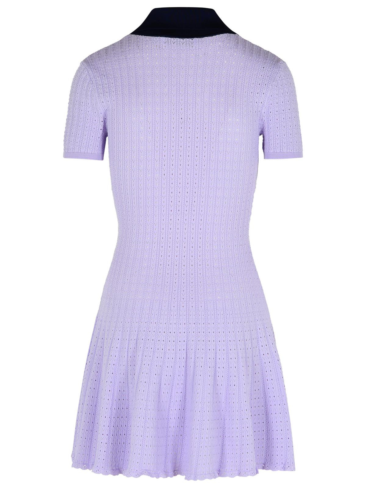 Self Portrait Lilac Viscose Blend Dress Women - 3