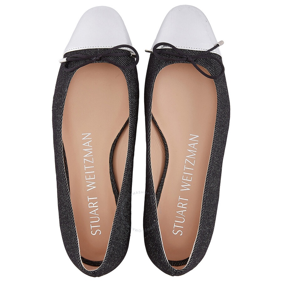 Stuart Weitzman Sleek Bow Ballerina Flats - 3