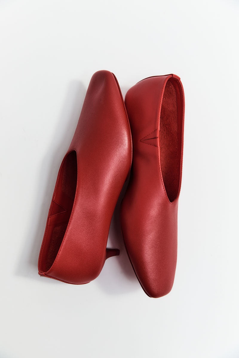 Soft Glove Heel - Rosso - 3