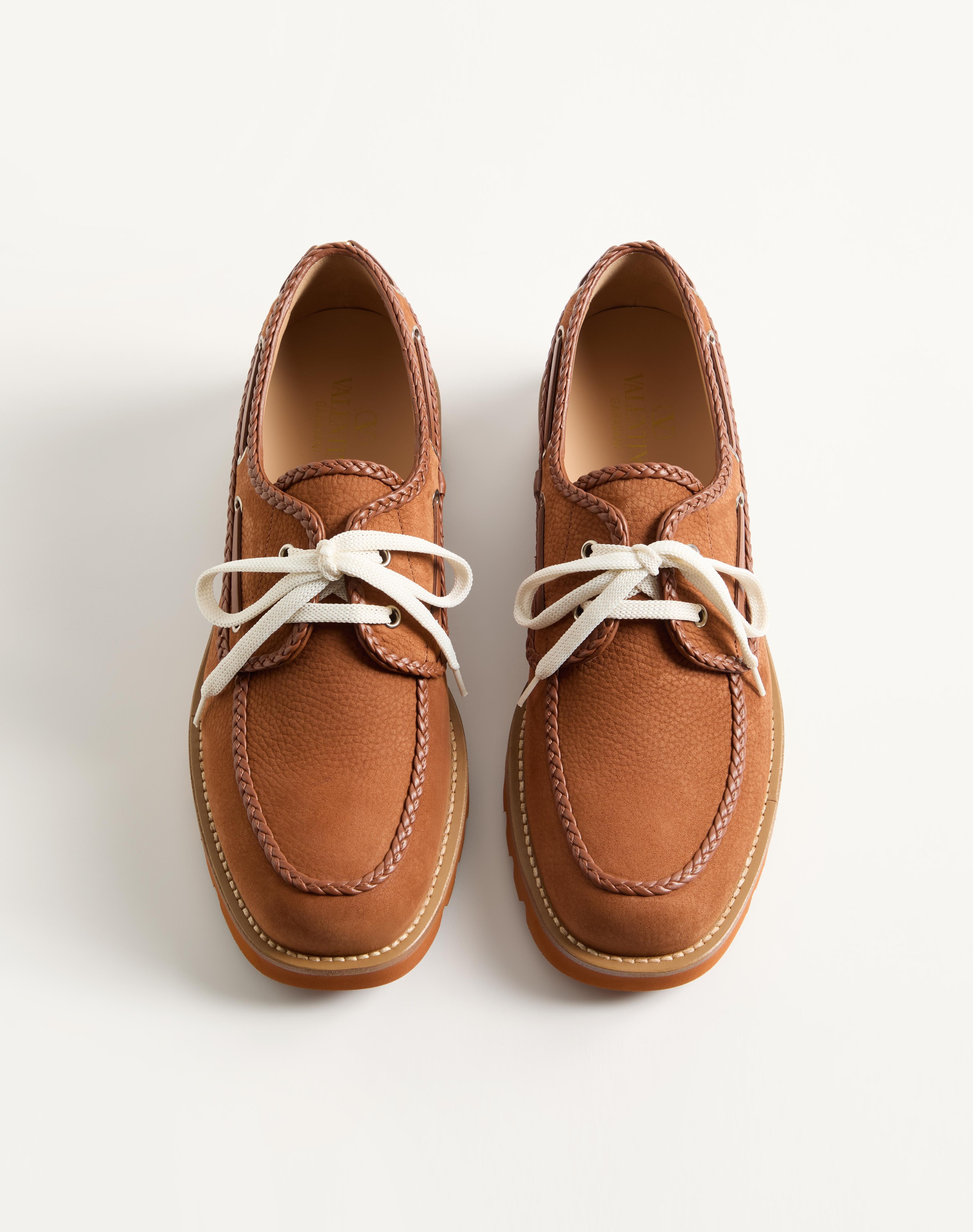 PALM AVENUE DEERSKIN SUEDE BOAT SHOE - 4
