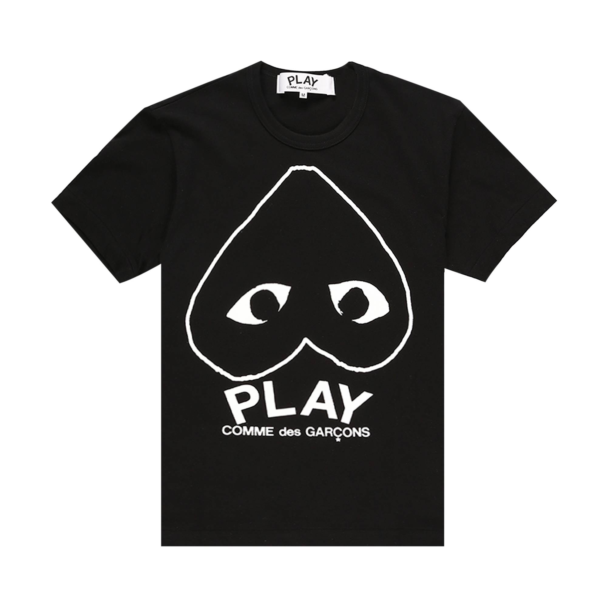 Comme des Garçons PLAY Heart Outline Shirt 'Black' - 1