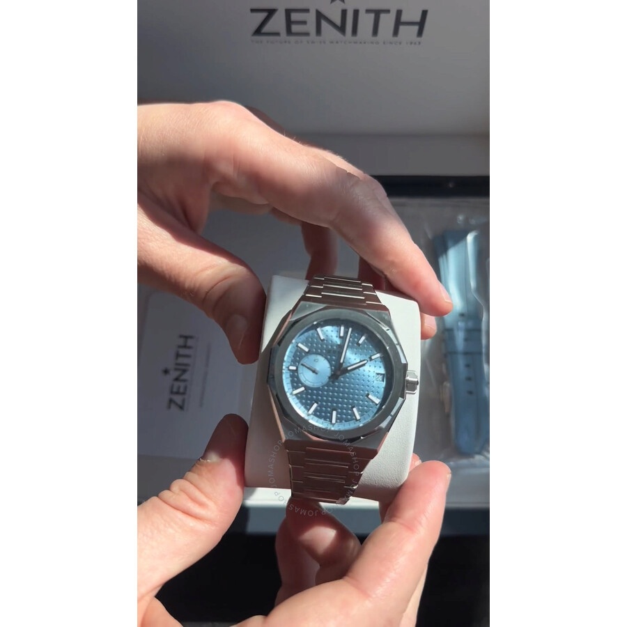 Zenith Defy Skyline Ice Blue Automatic Men's Watch 03.9300.3620/15.I001 - 4