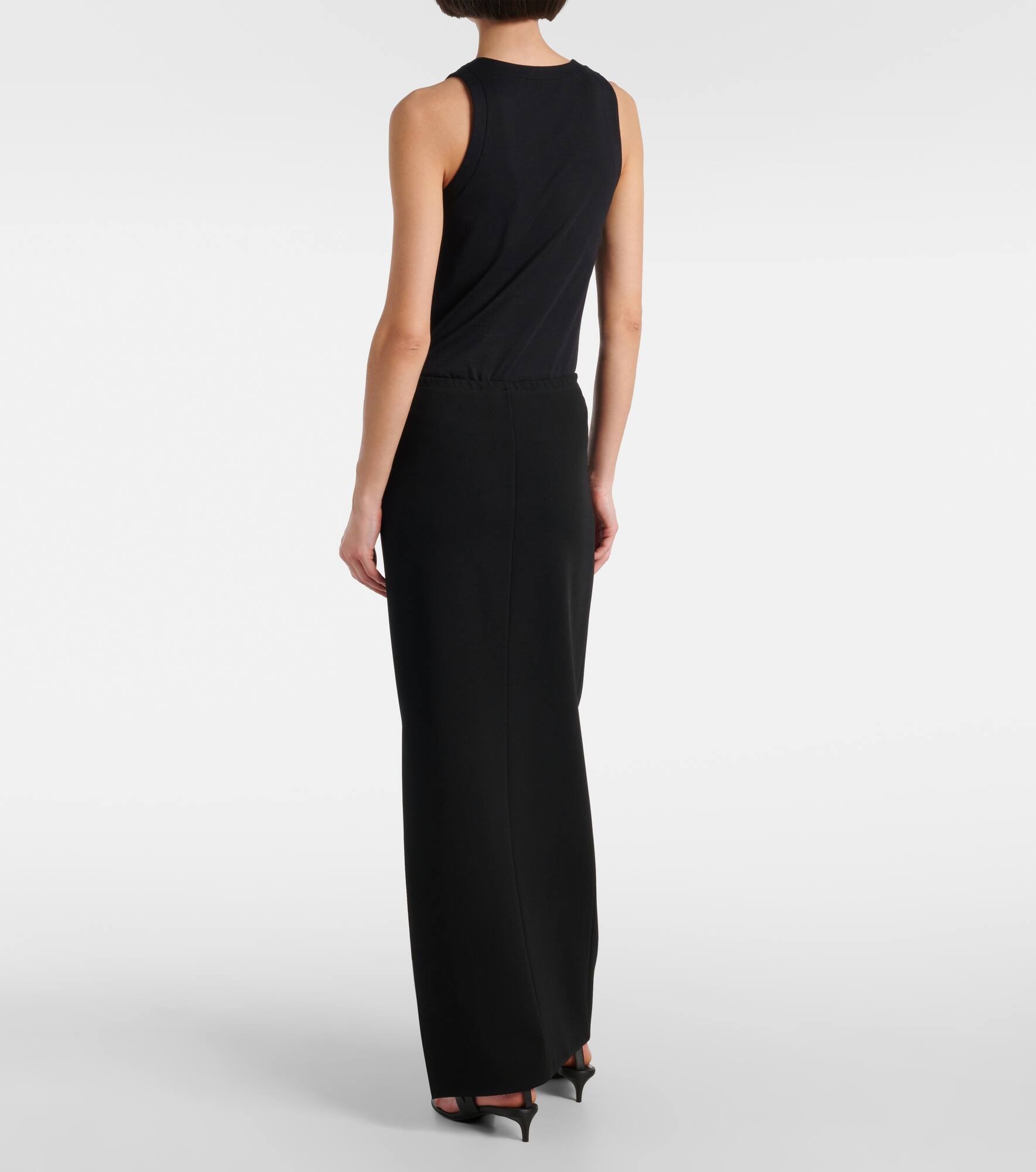 Lilth crêpe jersey pencil skirt - 3