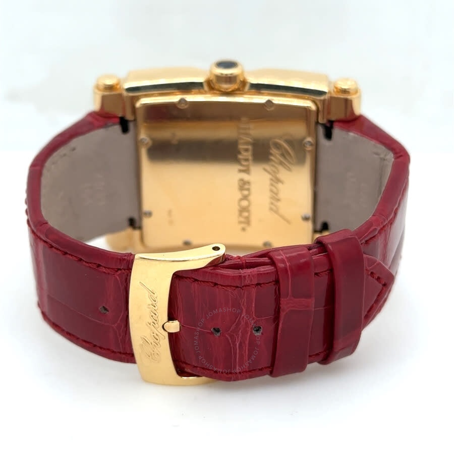 Pre-owned Chopard Happy Sport Square Quartz Black Dial Men's Watch 28/73670 - 2