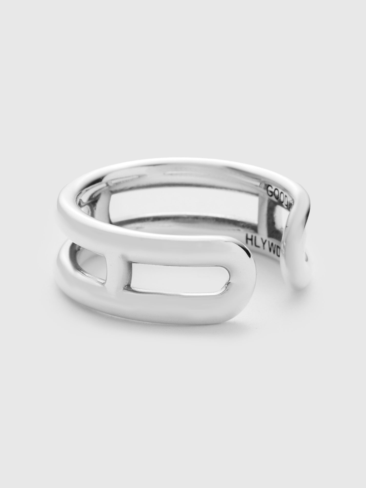 Slim Cigar Band in Sterling Sliver - 4
