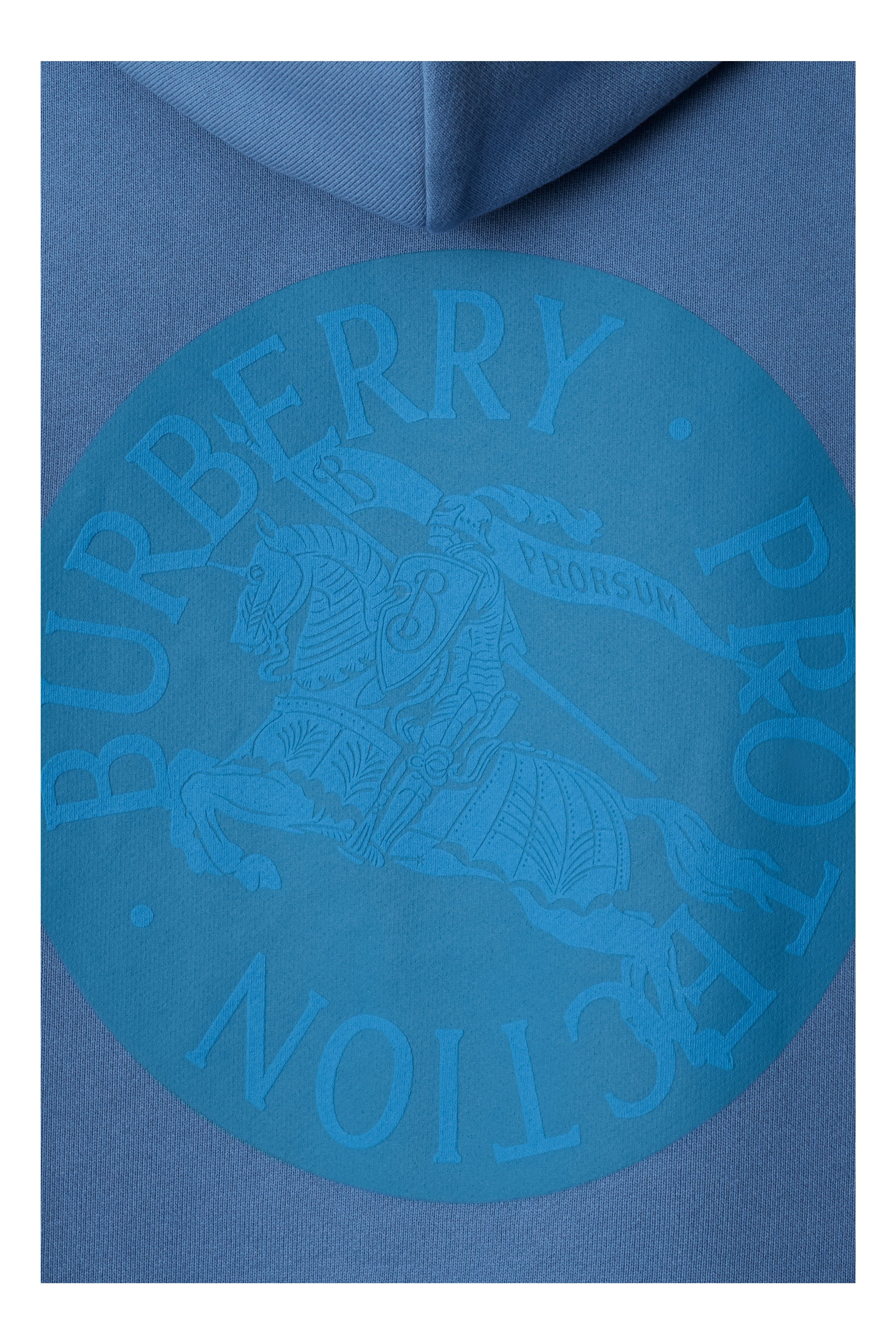 burberry EKD Badge Cotton Hoodie in Pool at Nordstrom - 5