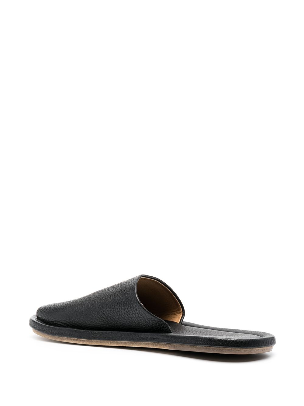 Cornice grained-leather sandals - 3