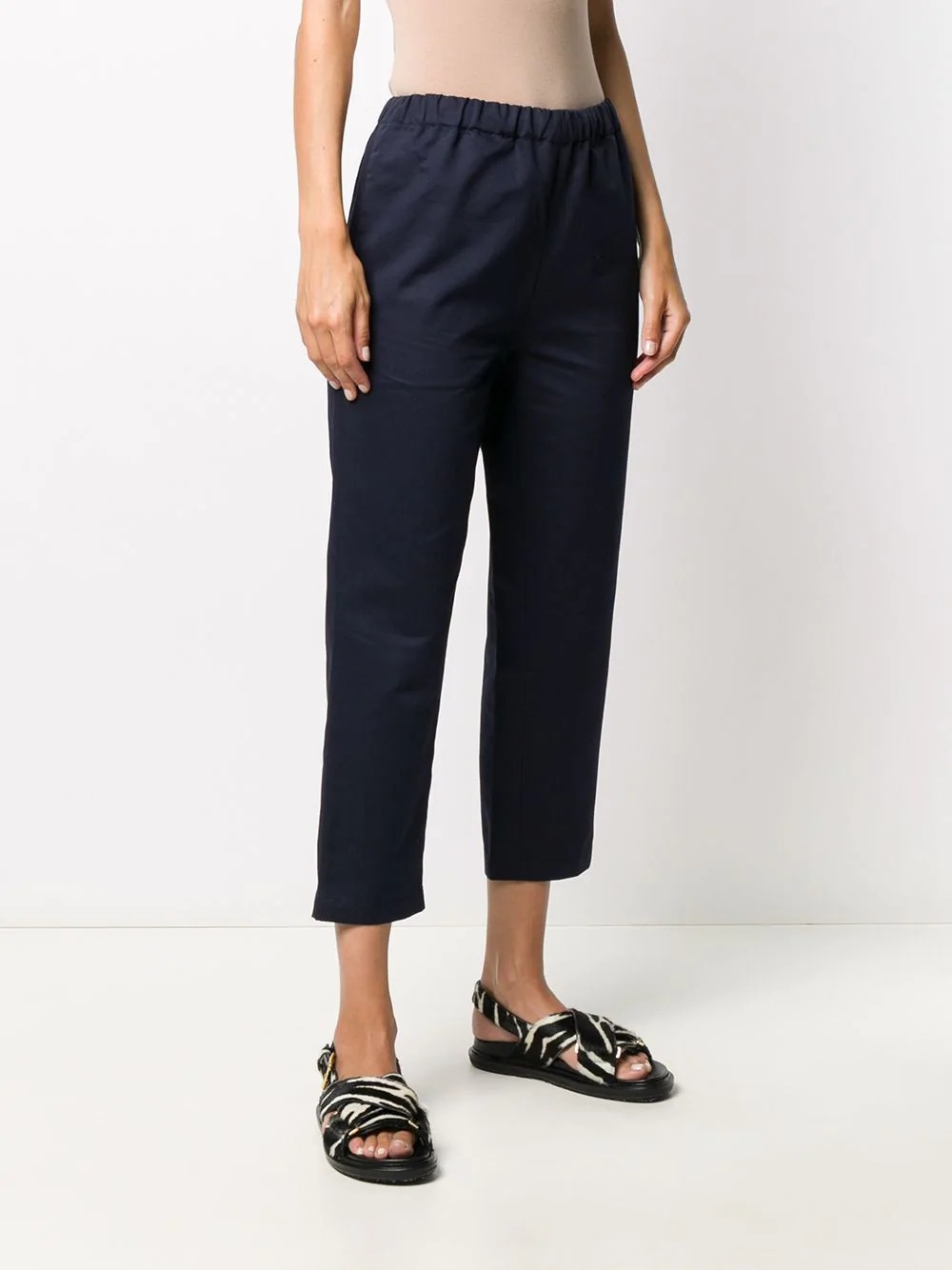 cropped straight trousers - 3