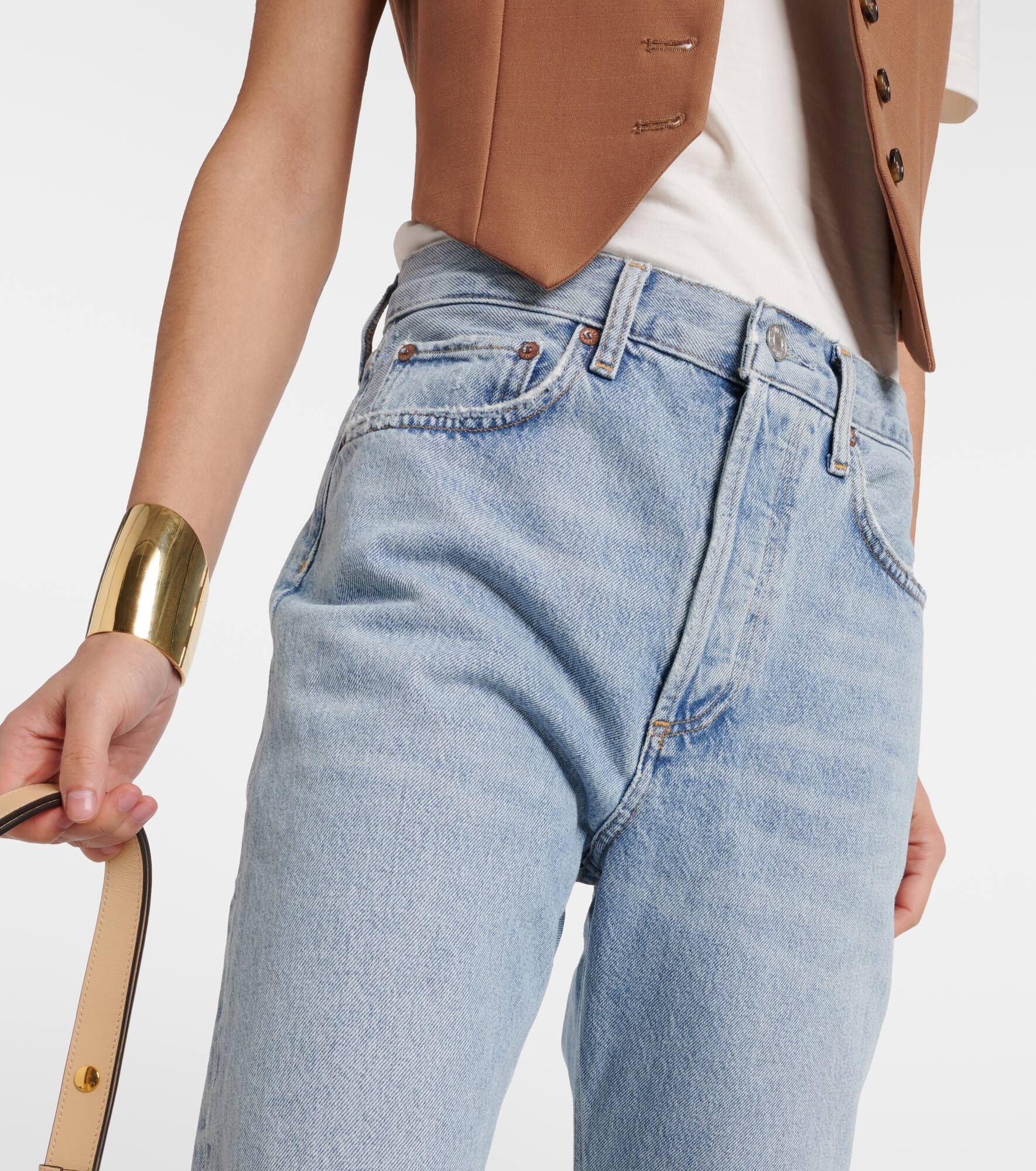 Fran mid-rise straight jeans - 4