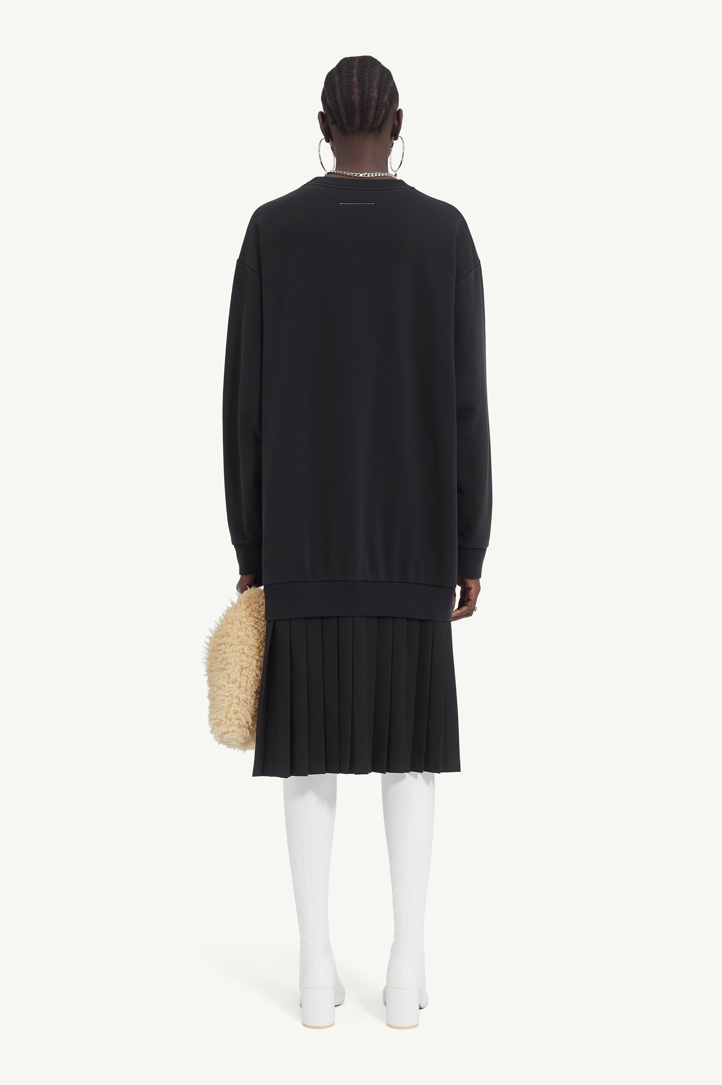 Layered sweater dress - 4