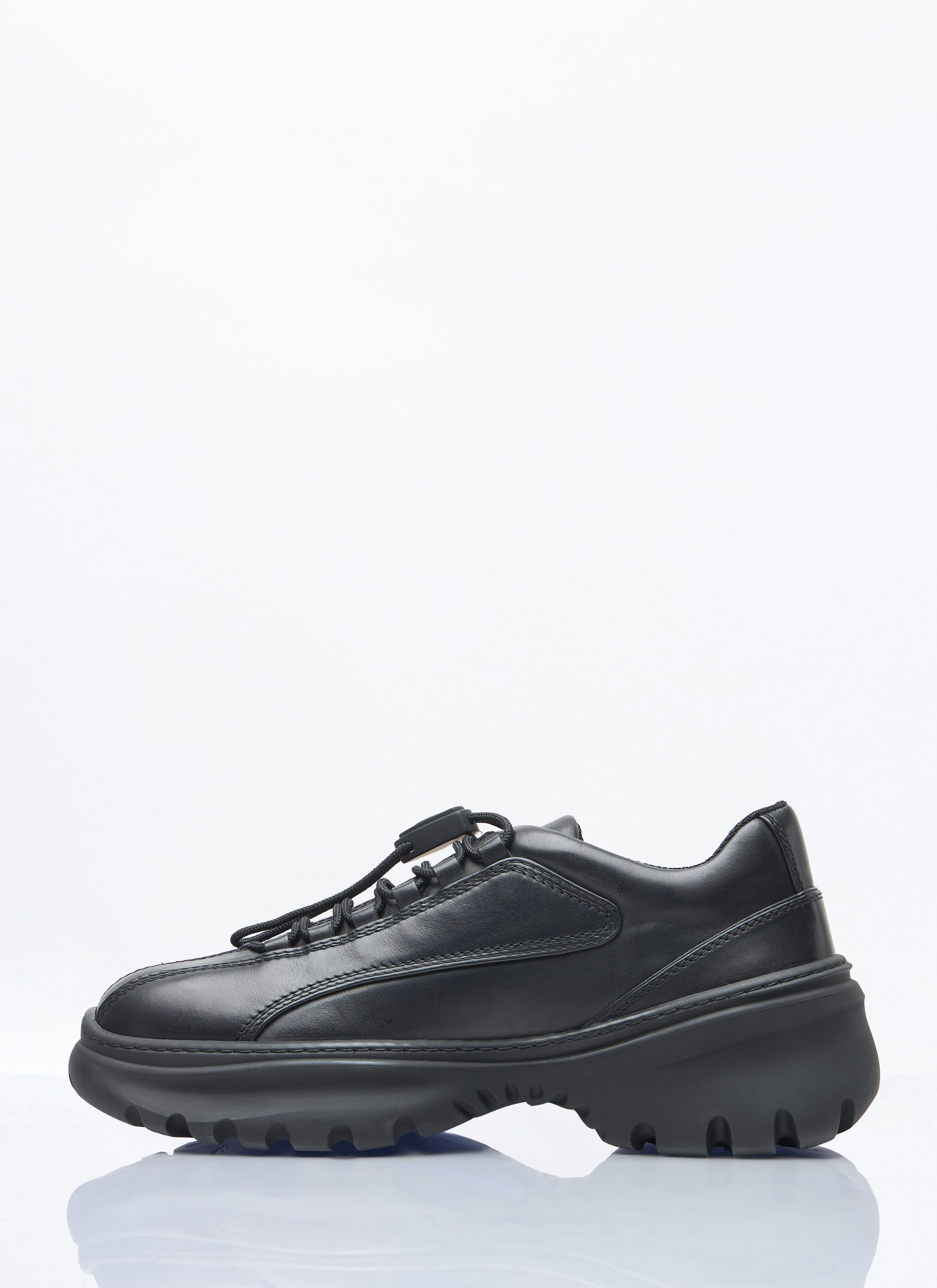 Leather Scoot Sneakers - 4