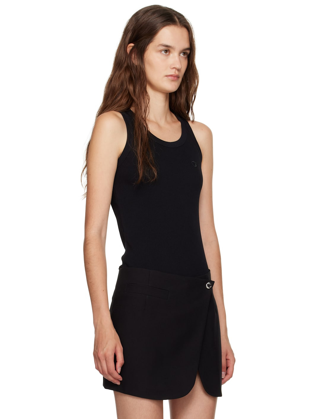 Black Logo Tank Top - 2