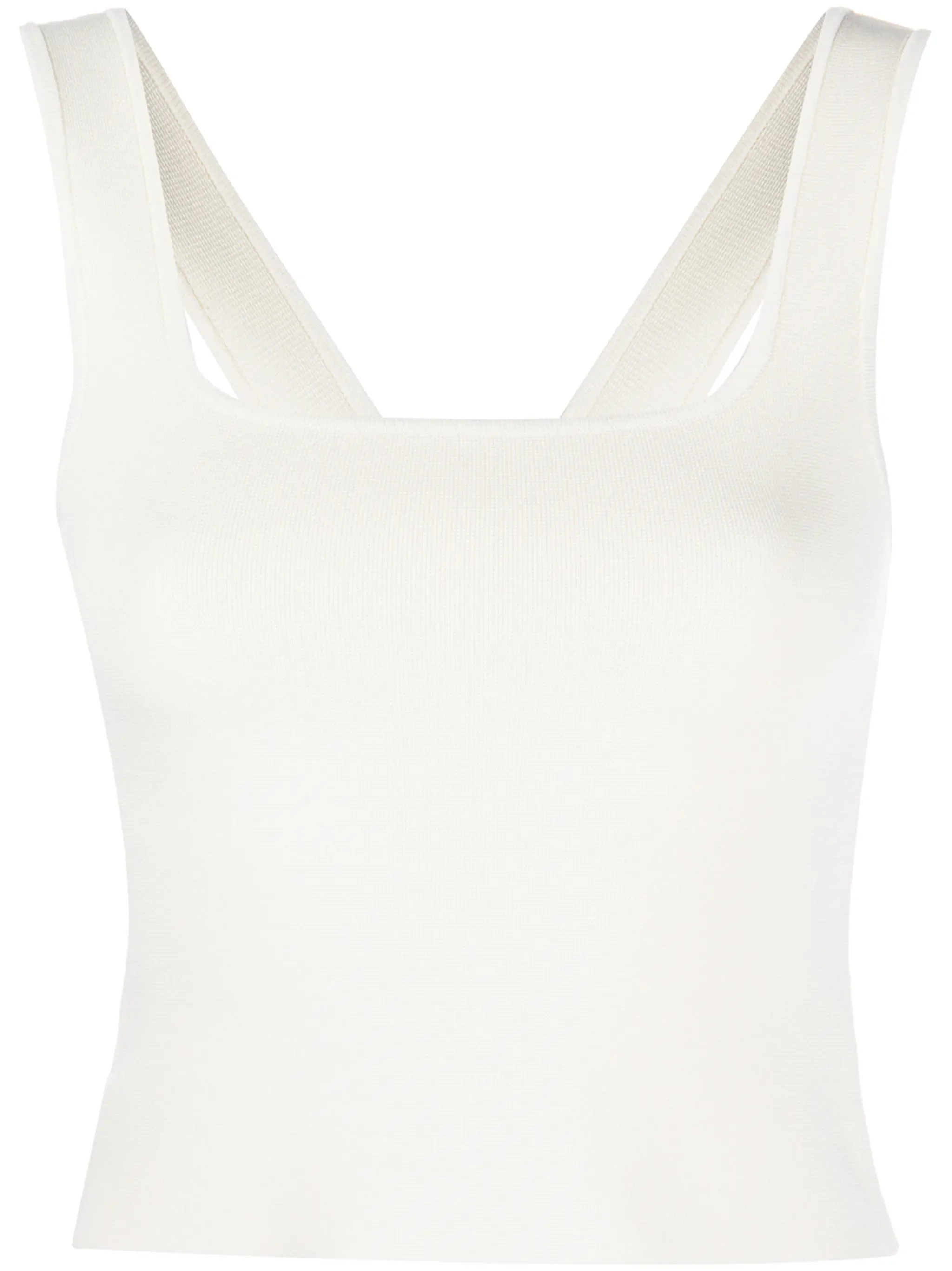 square neck vest top - 1