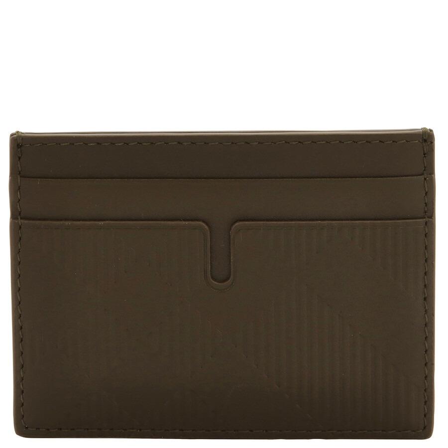 Burberry Sandon Check-Pattern Leather Card Holder - 3