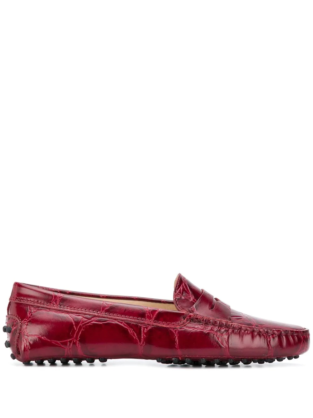 embossed Gommino loafers - 1