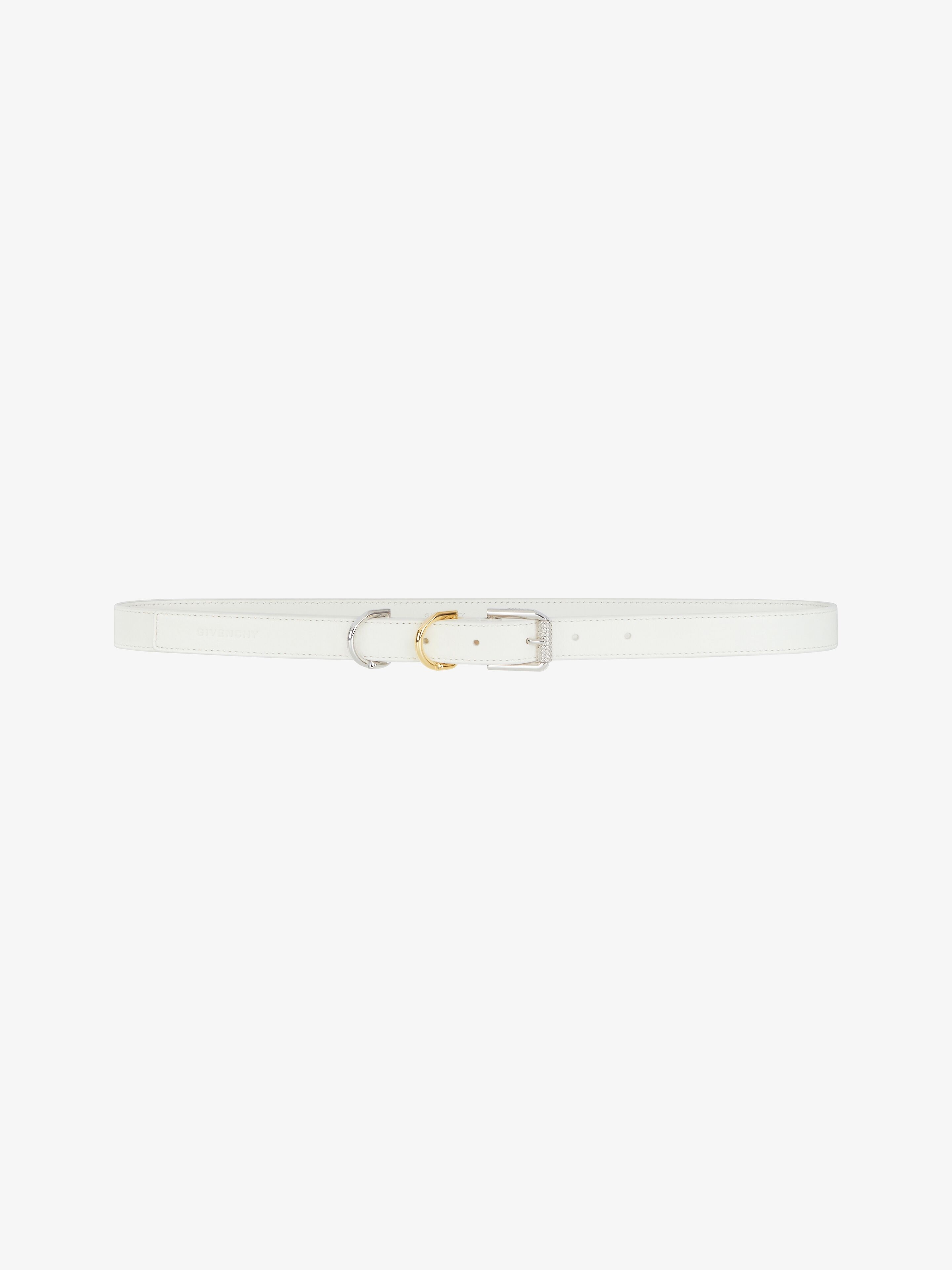 VOYOU BELT IN LEATHER - 1