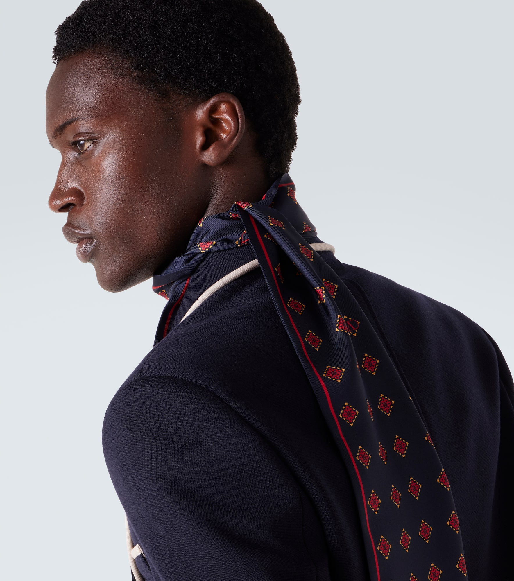 Pinted silk scarf - 3