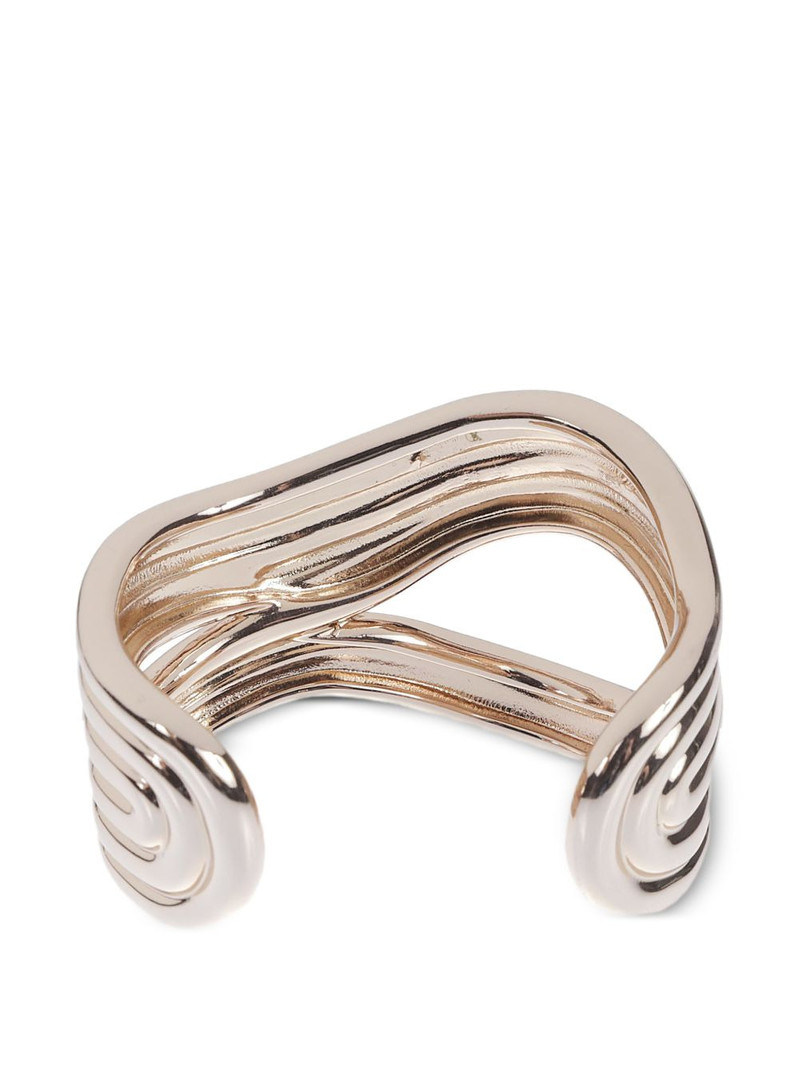 Max Mara Wavy cuff bracelet outlook