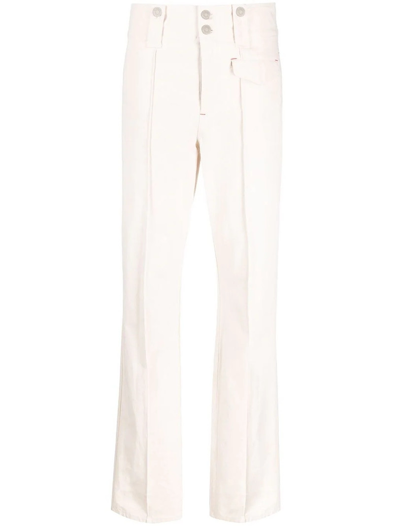 high-rise straight-leg trousers 1