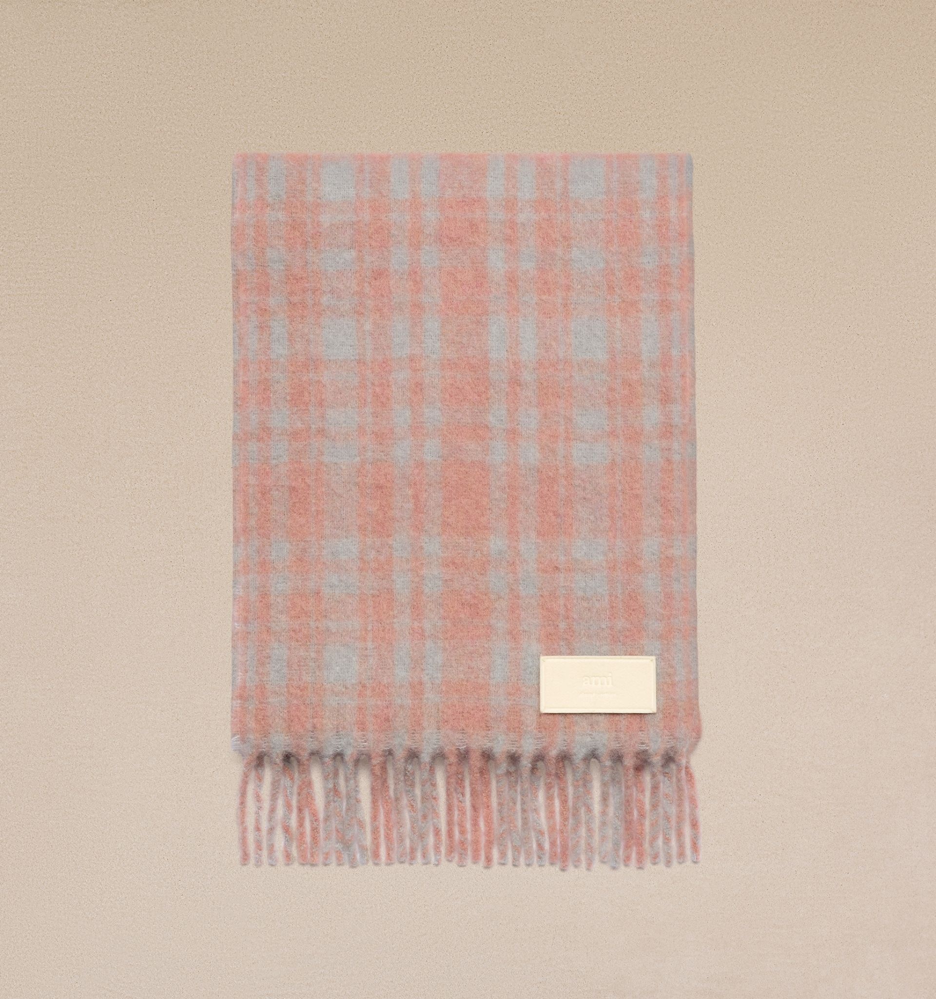 Oversize Checkered Ami Scarf - 2