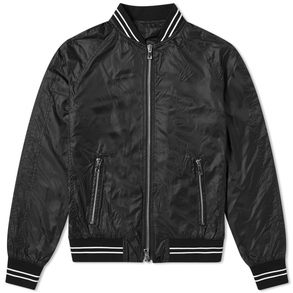 Balmain Nylon Back Print Teddy Jacket - 1