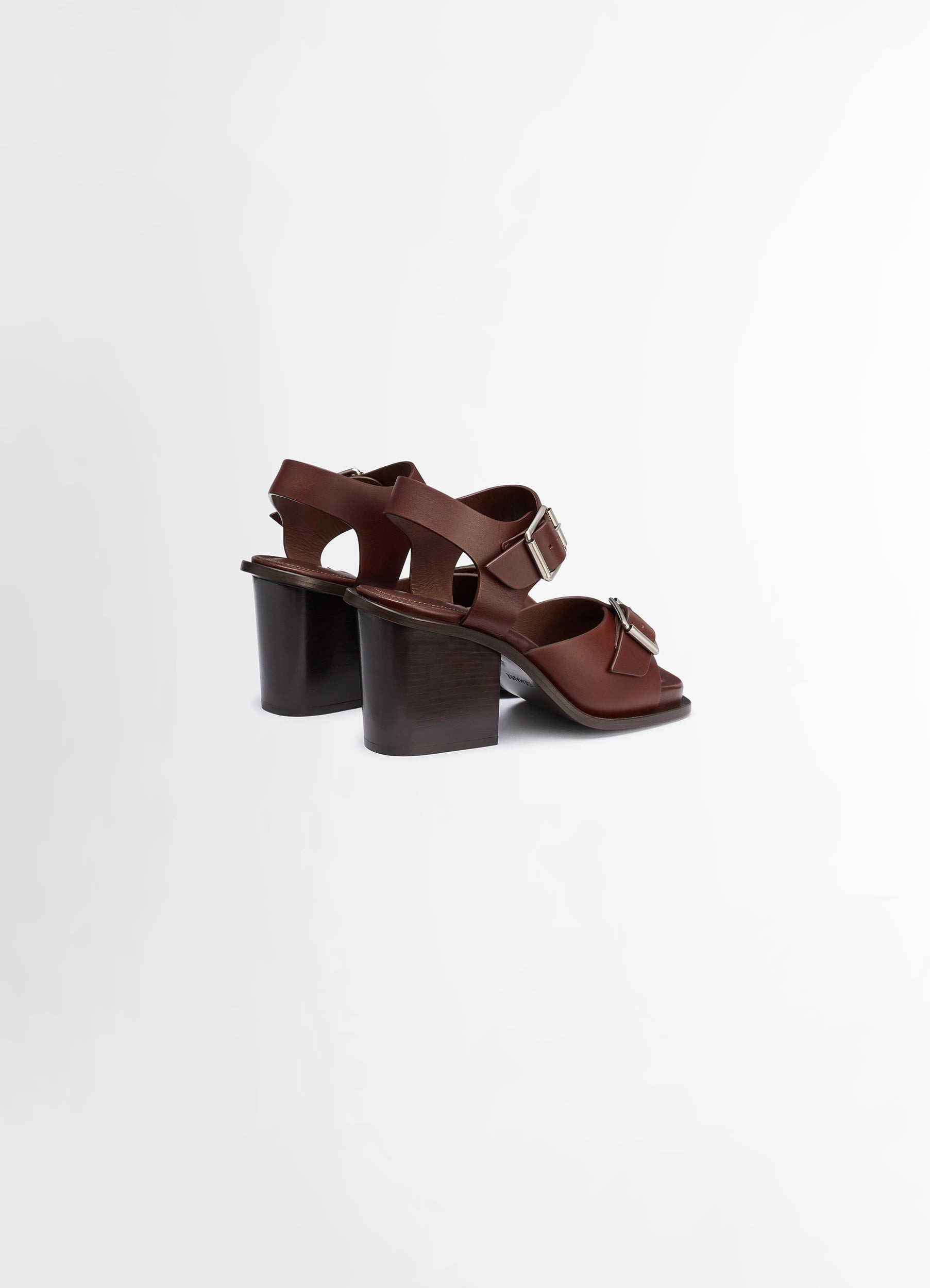 SQUARE HEELED SANDALS WITH STRAPS 80 - 4