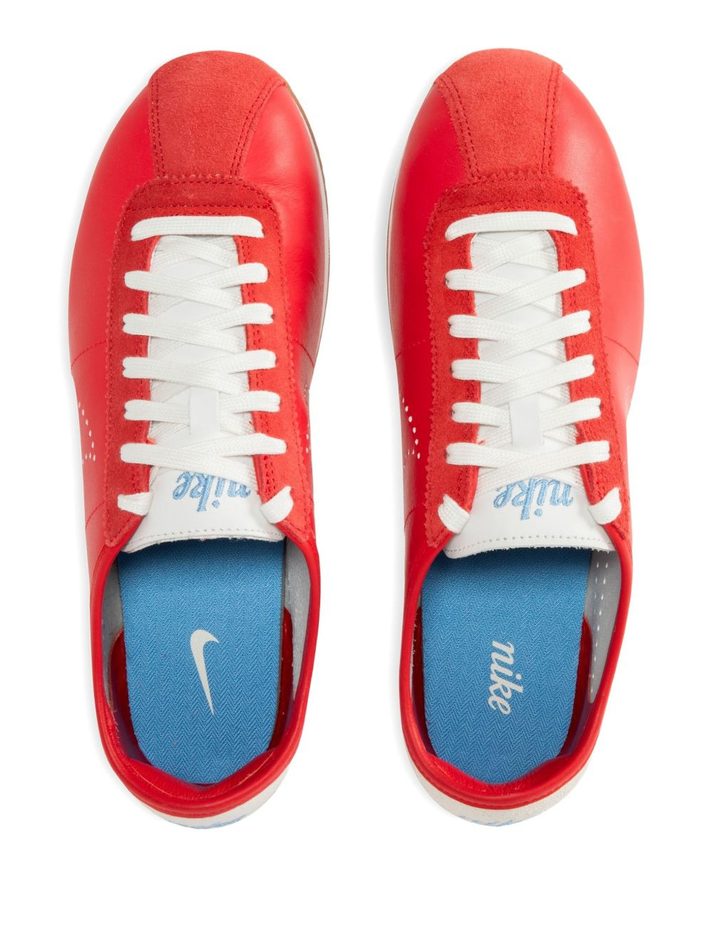 Cortez leather perforated sneakers - 3