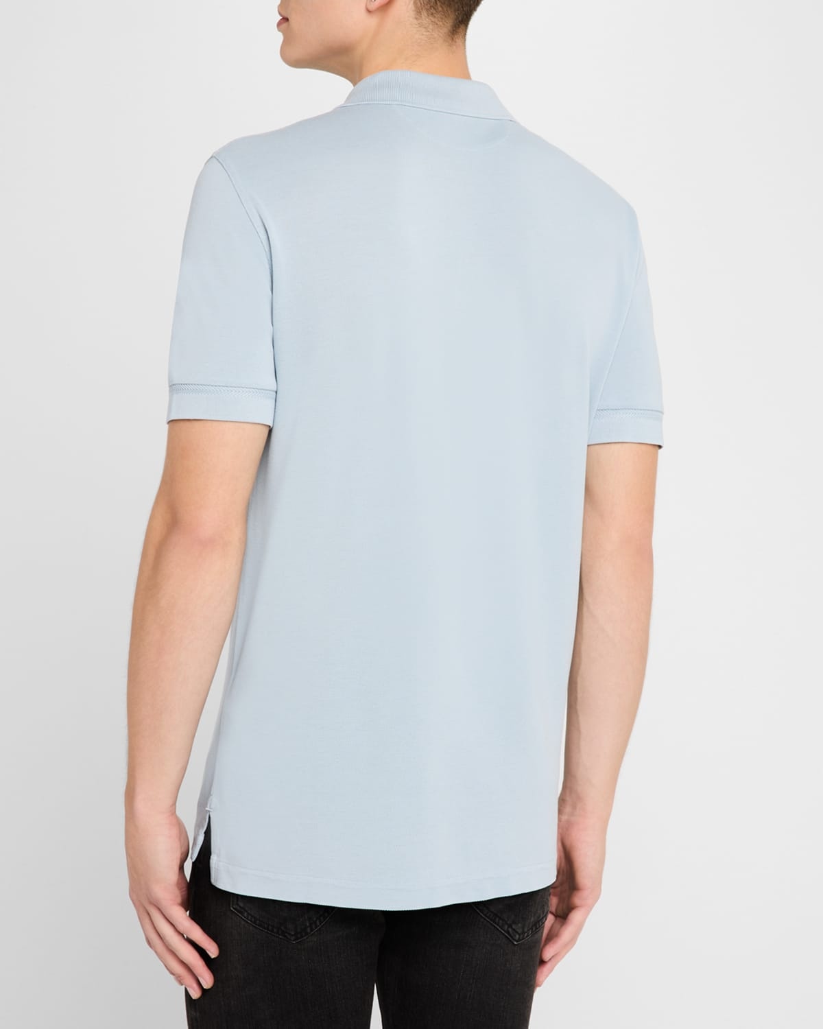 Men's Lyocell Pique Polo Shirt - 3