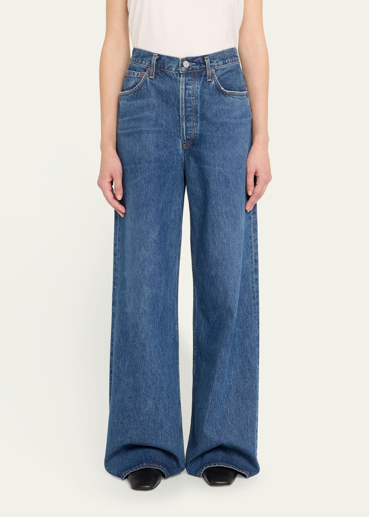 Dame Wide-Leg Jeans - 4